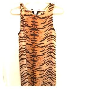 Tiger stripe dress
